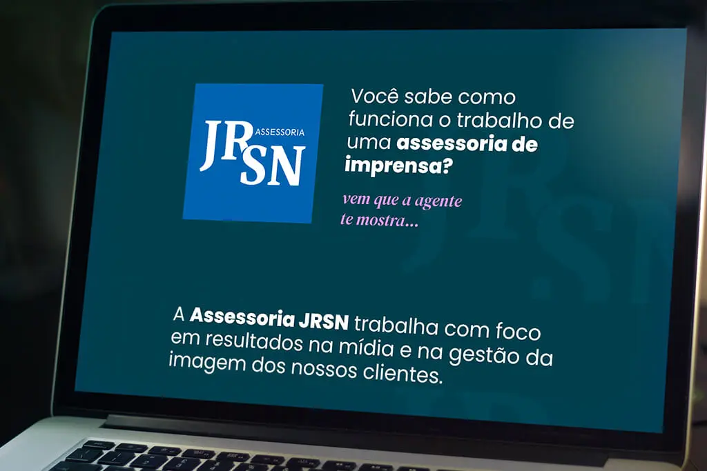Imagem de tela do site da Assessoria JRSN