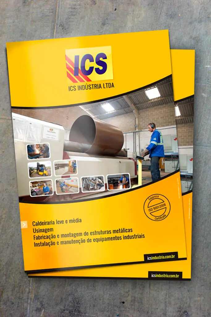 Capa do folder da ICS