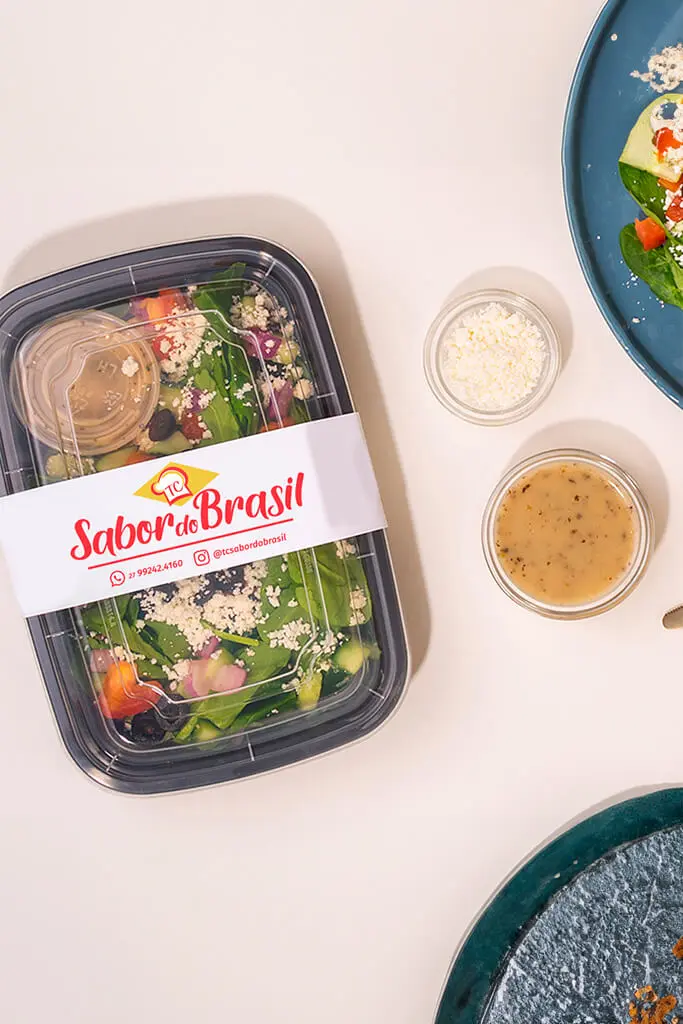 Mockup da logo TC Sabor do Brasil