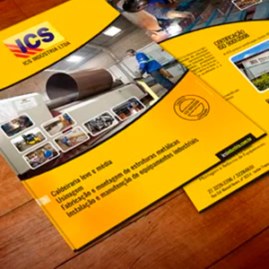 folder da ICS Indústria