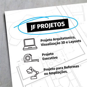 folheto da JF Projetos